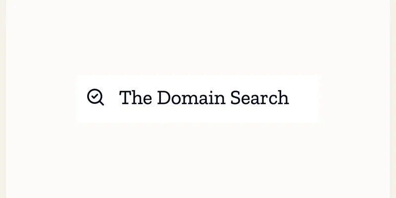The Domain Search project preview